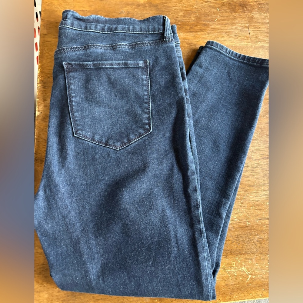 LOFT Blue Jeggings Sleek Tapered Fit